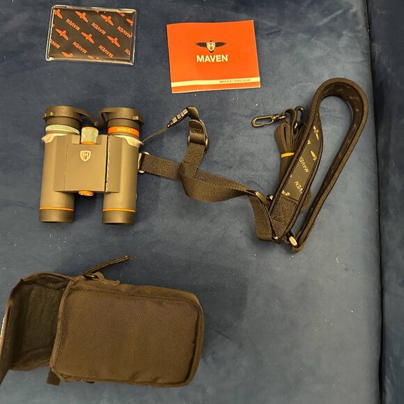 Maven B7 Binoculars 8x 25 Mint - Never used, includes case, strap system, manual - Picture 1 of 5